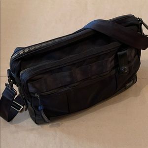 Porter Yoshida Canvas Black City Messenger bag